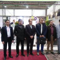 بازدید هیئت رئیسه انجمن صنفی گلخانه سازان ایران از غرفه نیروفراب
