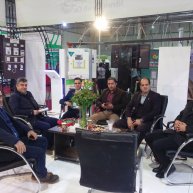 بازدید هیئت رئیسه انجمن صنفی گلخانه سازان ایران از غرفه نیروفراب